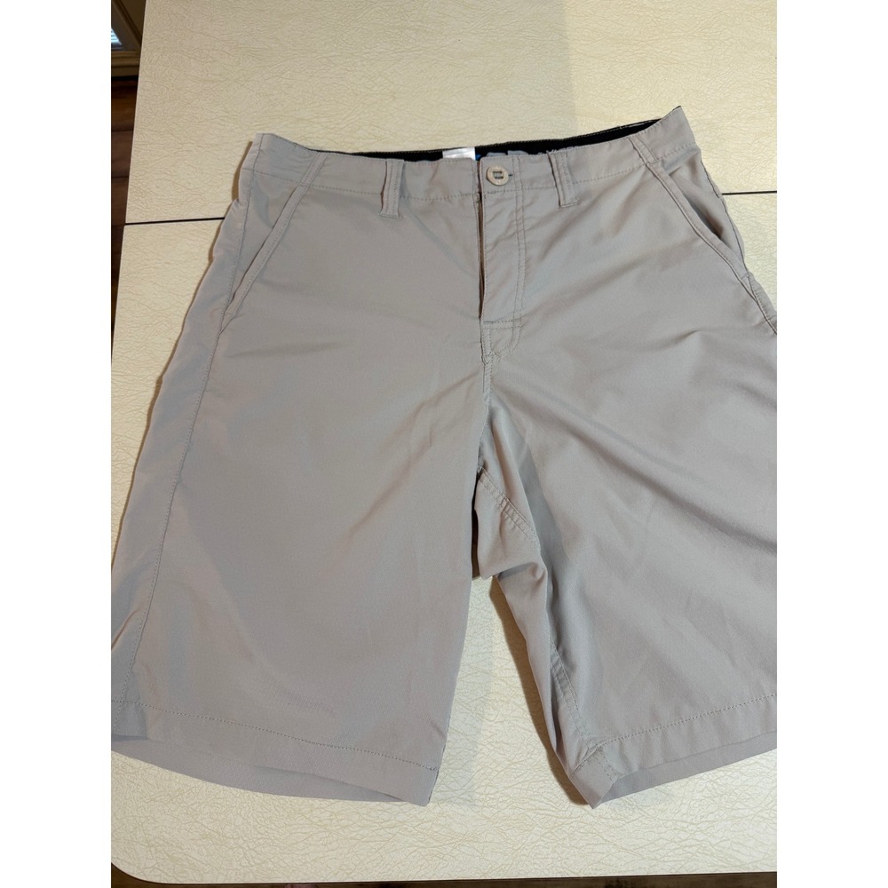 Salt Life SLX-QD Vapor Stretch Shorts Mens 32 Gray Quick Dry Fishing Performance